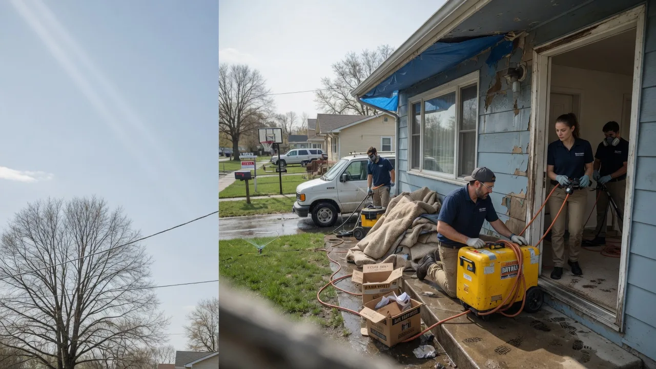 Basement Flood Cleanup in Mcbrides, MI near me